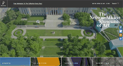Desktop Screenshot of nelson-atkins.org