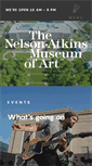 Mobile Screenshot of nelson-atkins.org