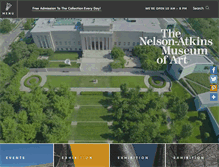 Tablet Screenshot of nelson-atkins.org